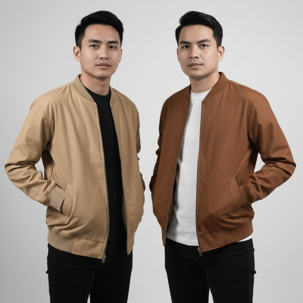 Jaket Bomber Pria Jacket Bomber Canvas tebal bomber Pria Man