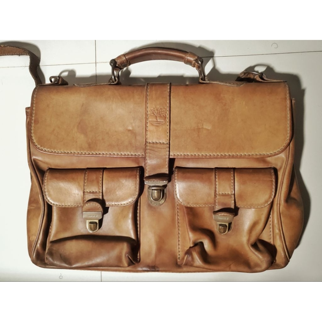 Timberland satchel Leather Bag