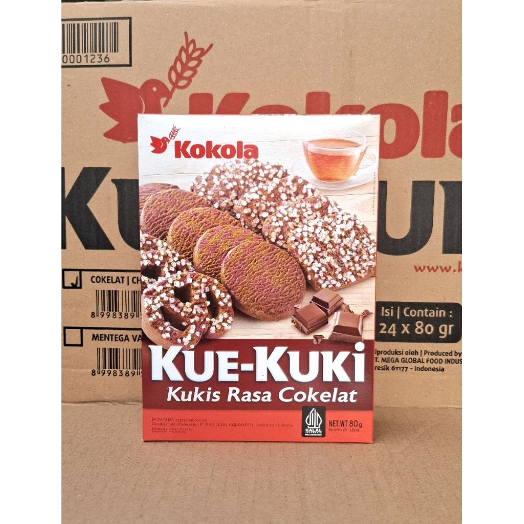 Kokola KUE KUKI VANILA/COKLAT 80gr