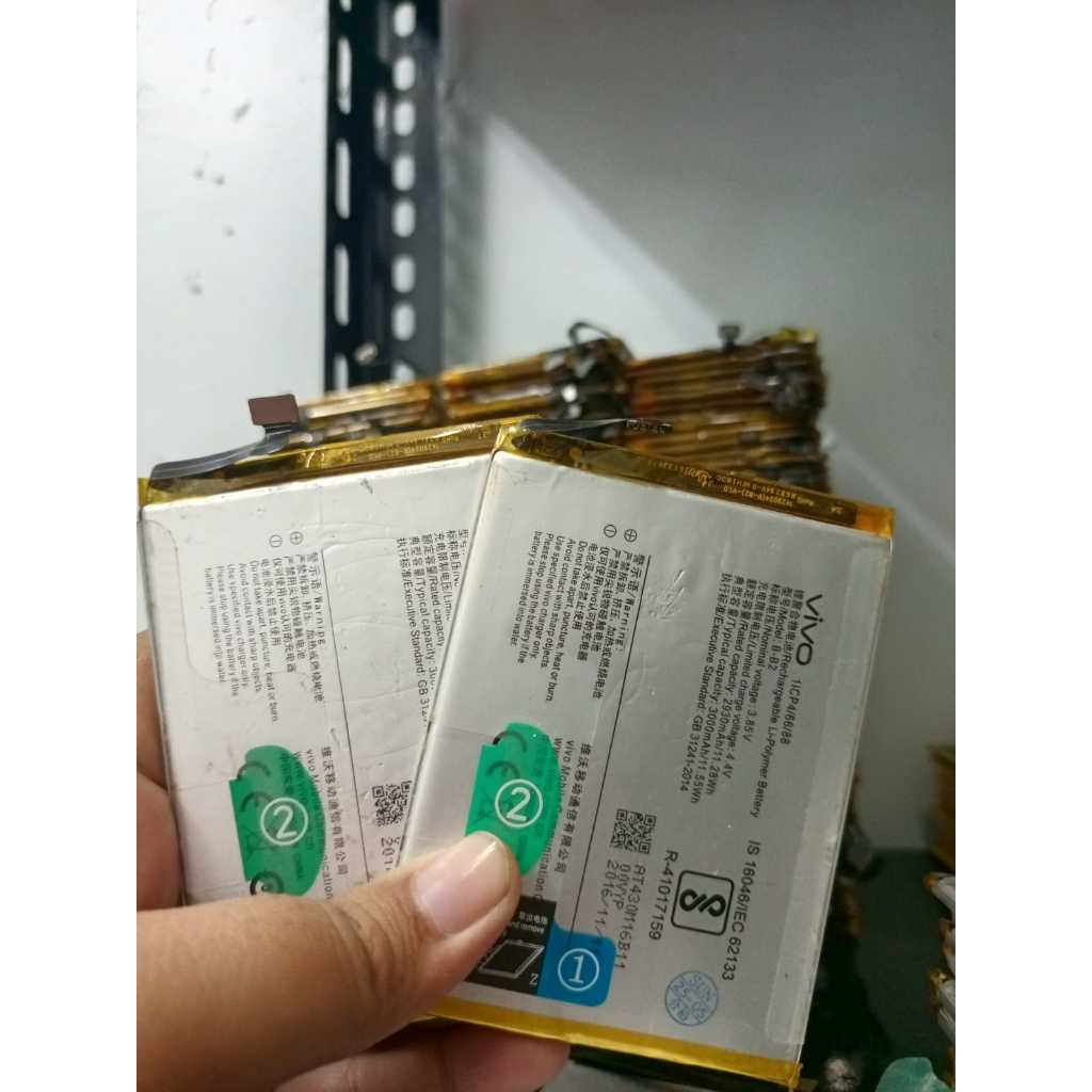 Baterai Batre Vivo V5 1601 V5s V5 Lite Y65 Y66 Y67 1719 Batre Vivo B-B2 Original copotan