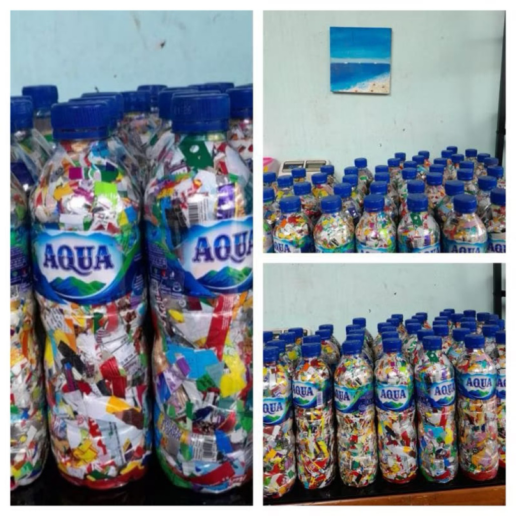 Ecobrick 600ml Eko brick 1500ml Ecobrick plastik