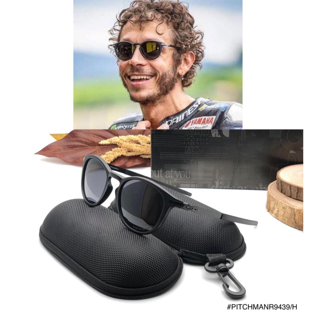 KACAMATA OKLEY PITCHMAN 9439 SPORT AKSESORIS LENSA POLARIZED PHOTOCROMIC ANTISILAU ANTIRADIASI FRAME