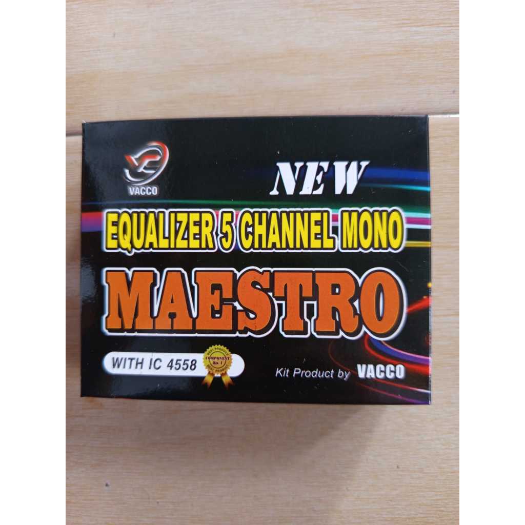 kit EQUALIZER MONO MAESTRO 5 CHANEL VACCO