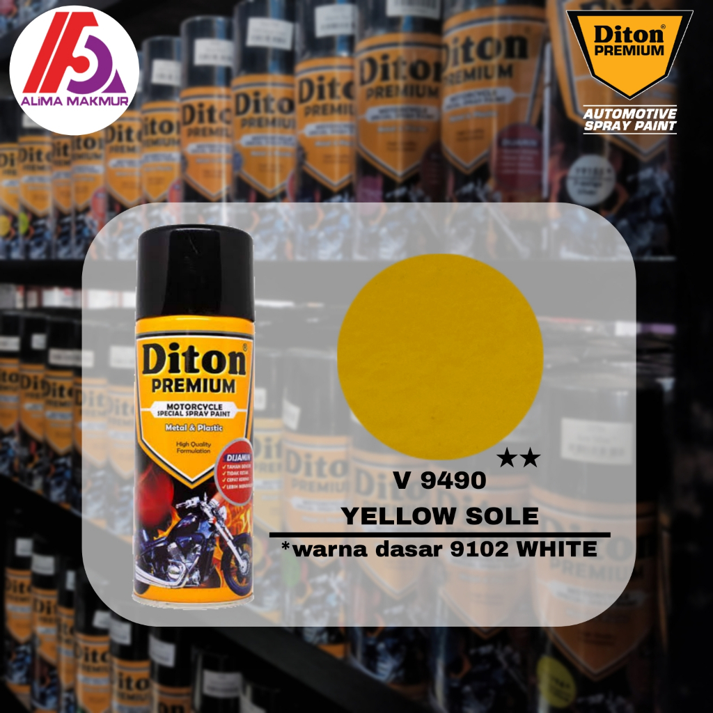 Diton Premium V 9490 Yellow Sole 400cc / Pilok Diton Premium Kuning / Yellow Sole Diton Premium