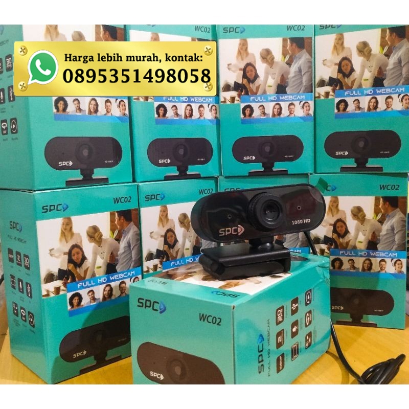 SPC Webcam WC-02 1080 full hd spc murah