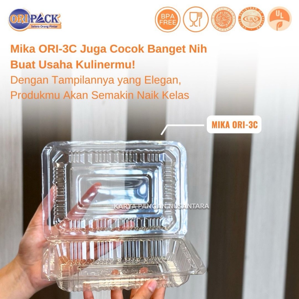 MIKA PLASTIK MIKA KUE MIKA MAKANAN MIKA 3C MIKA KEMASAN MAKANAN FOOD GRADE PACK