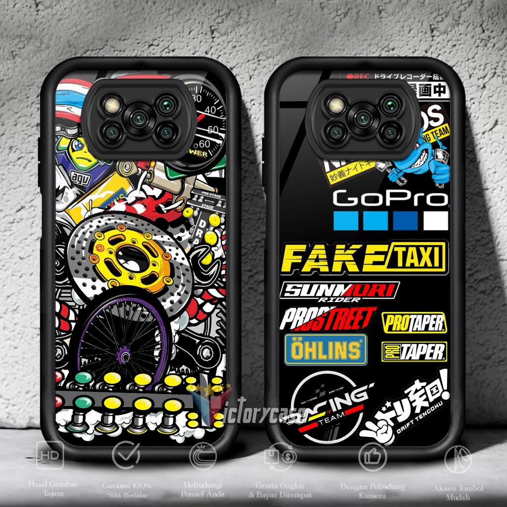 Case POCO X3 X3 PRO X3 NFC Motif TLK Cover Handphone Casing Softcase Glossy Anti Jamur