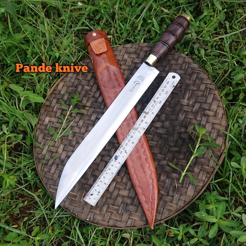 Es_Teh_Mamam Pisau Cap Garpu, Pisau Dapur Sembelih Sapi Super (50Cm)