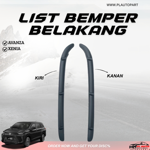 List Bemper Belakang Avanza Xenia Facelift 2019-2021