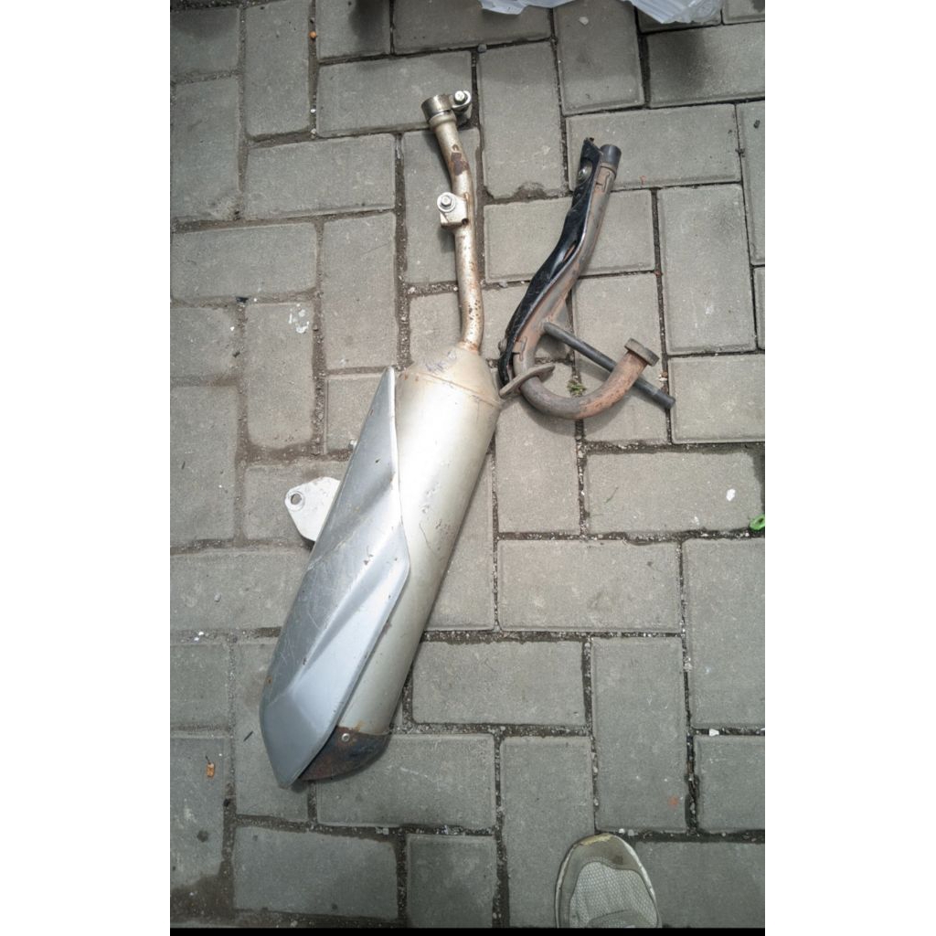 knalpot klx original klx