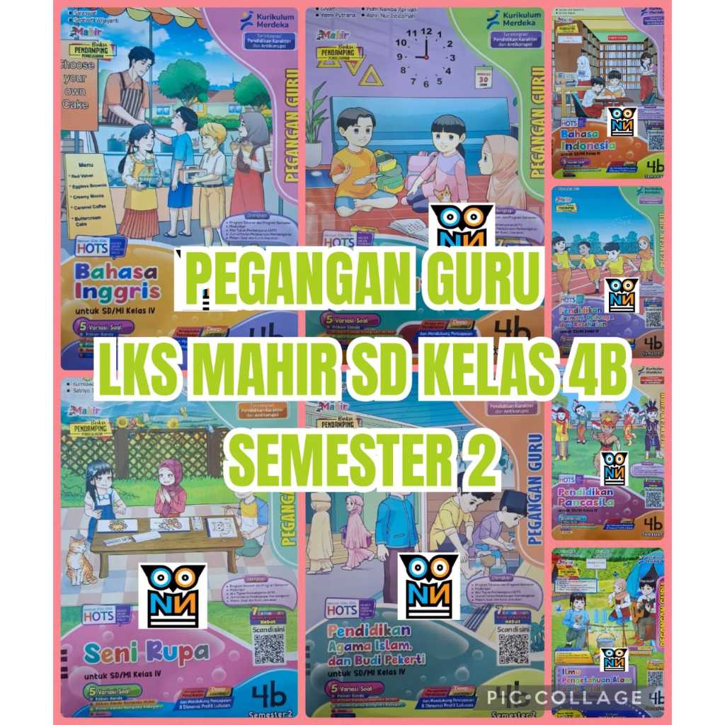 BUKU PEGANGAN GURU - LKS MAHIR SD KELAS 4B - SEMESTER 2 (TAHUN 2026)