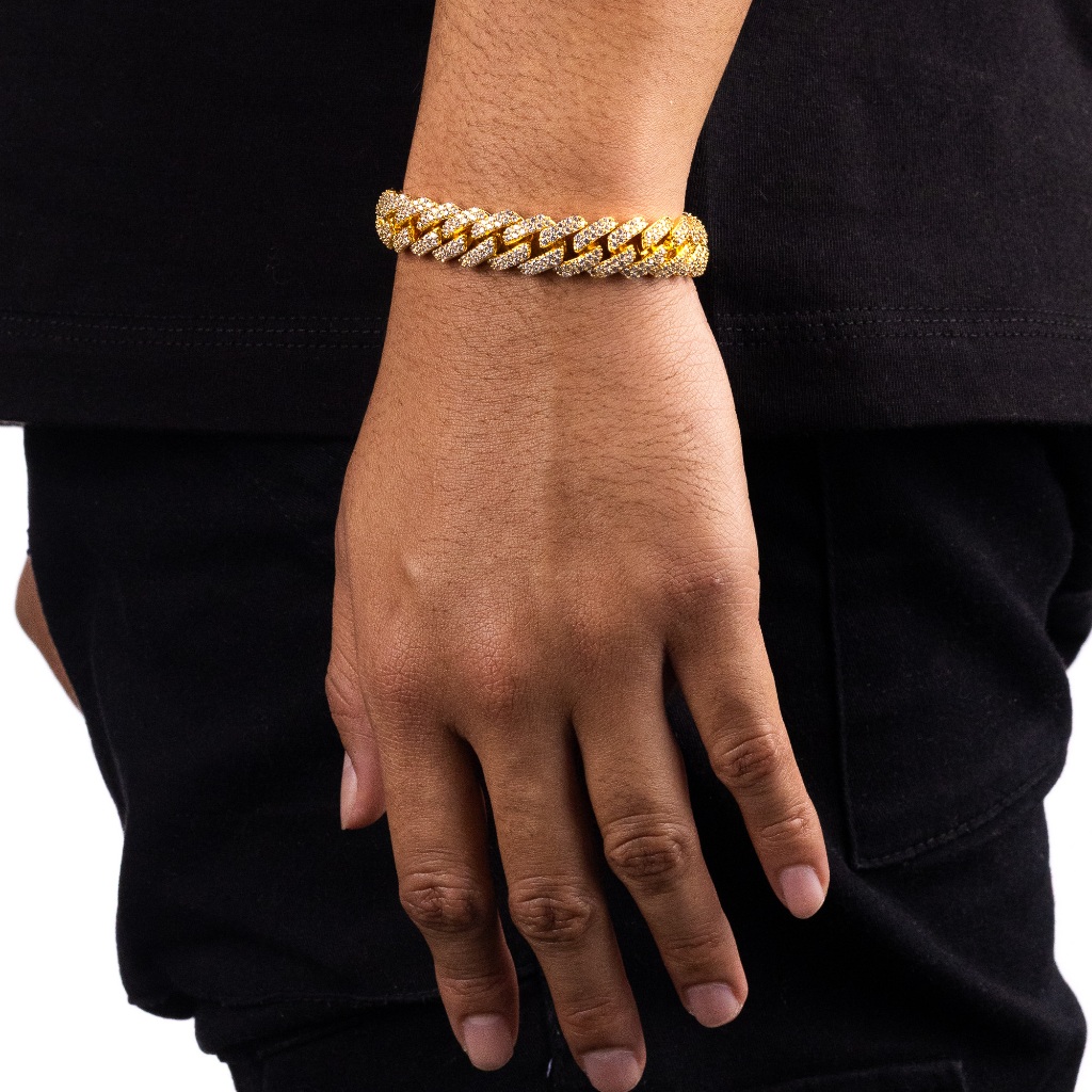 Cuban Prong Bracelet - Gold