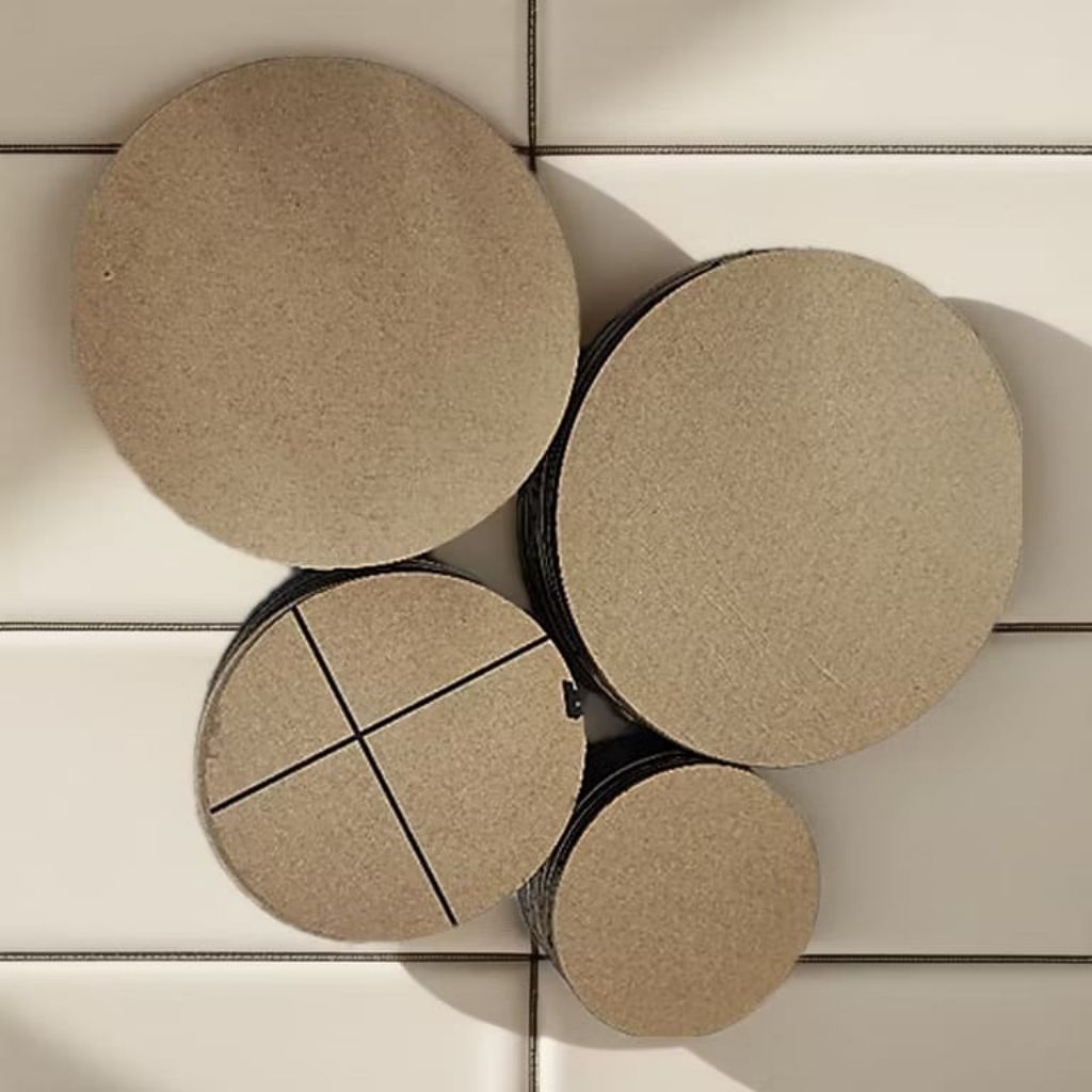 akrilik hitam bulat 3mm