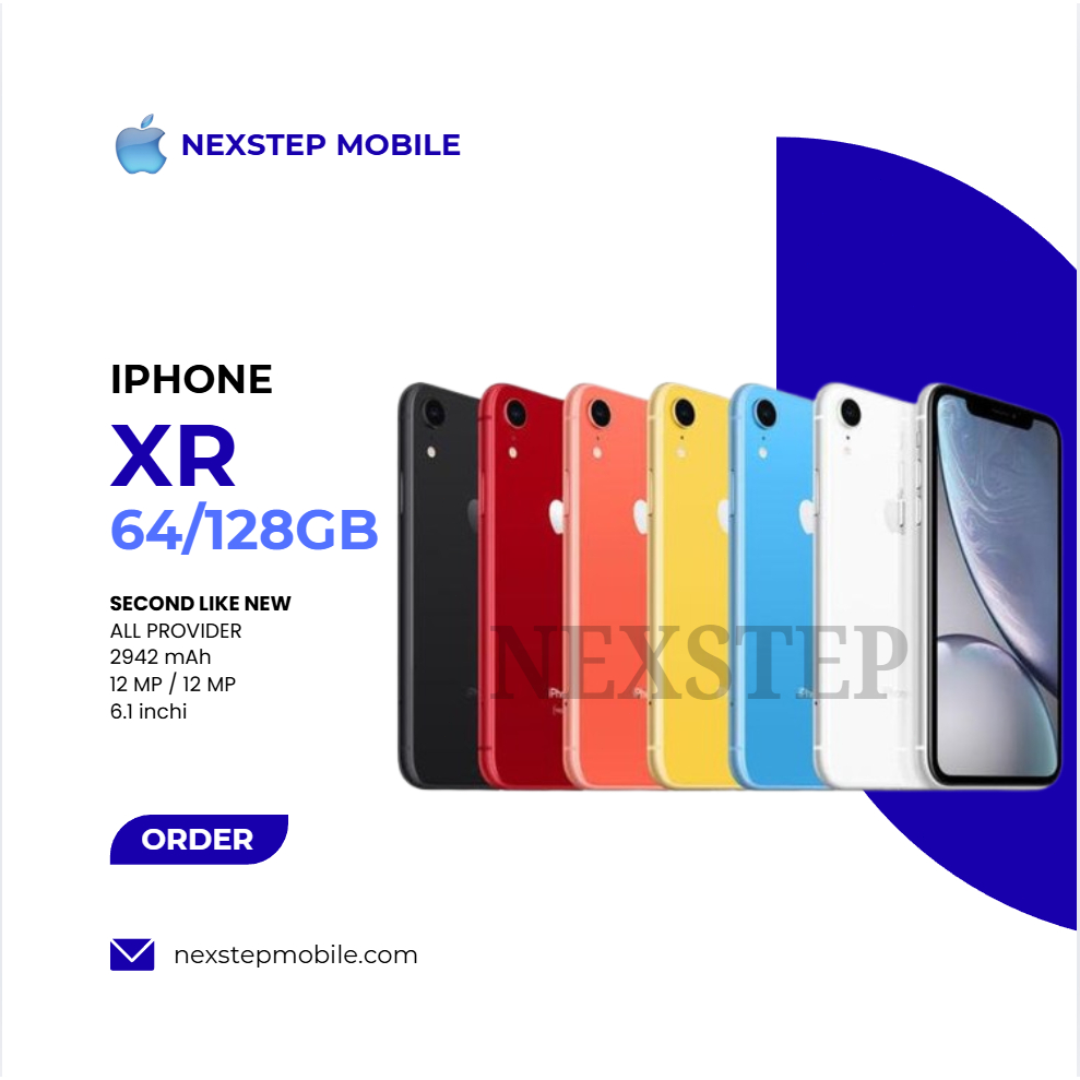 IP XR 64GB-128GB Second Normal Fullset Like New Good Conditional