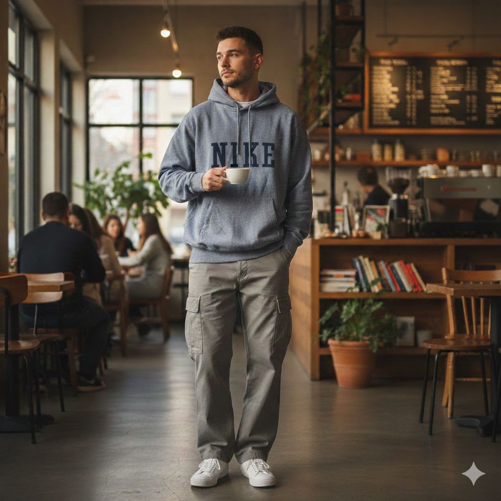 Hoodie Nike Bordir Logo