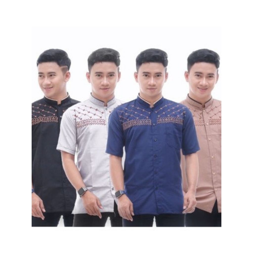 Baju koko pria lengan pendek jasuke