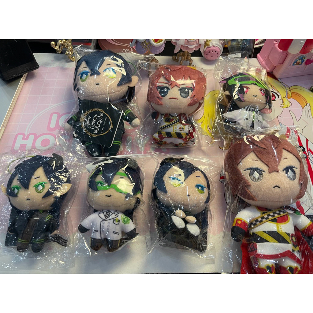 Twisted Wonderland Character Plush Doll Ganci Malleus Riddle Lilia