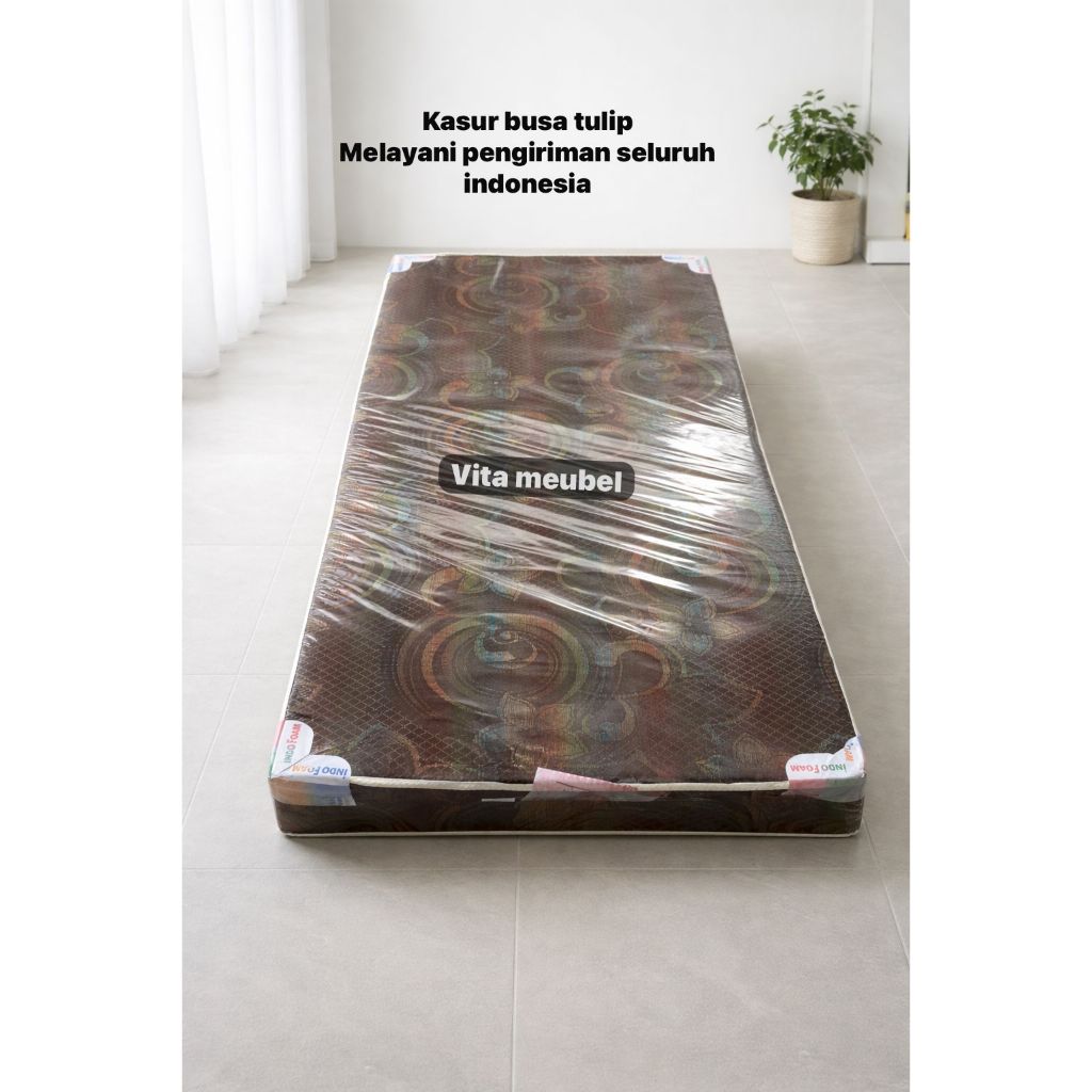 Kasur Busa TULIP Tebal 14cm & 18cm Non Garansi | Ukuran 90 100 120 140 160 180 x 200 | Matras Kasur 