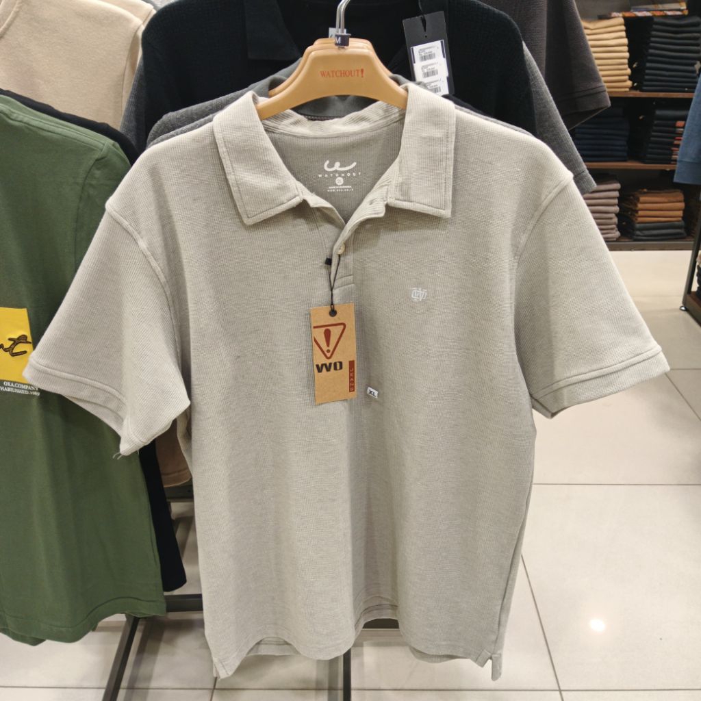 WATCHOUT KAOS KERAH PRIA KEREN ORIGINAL