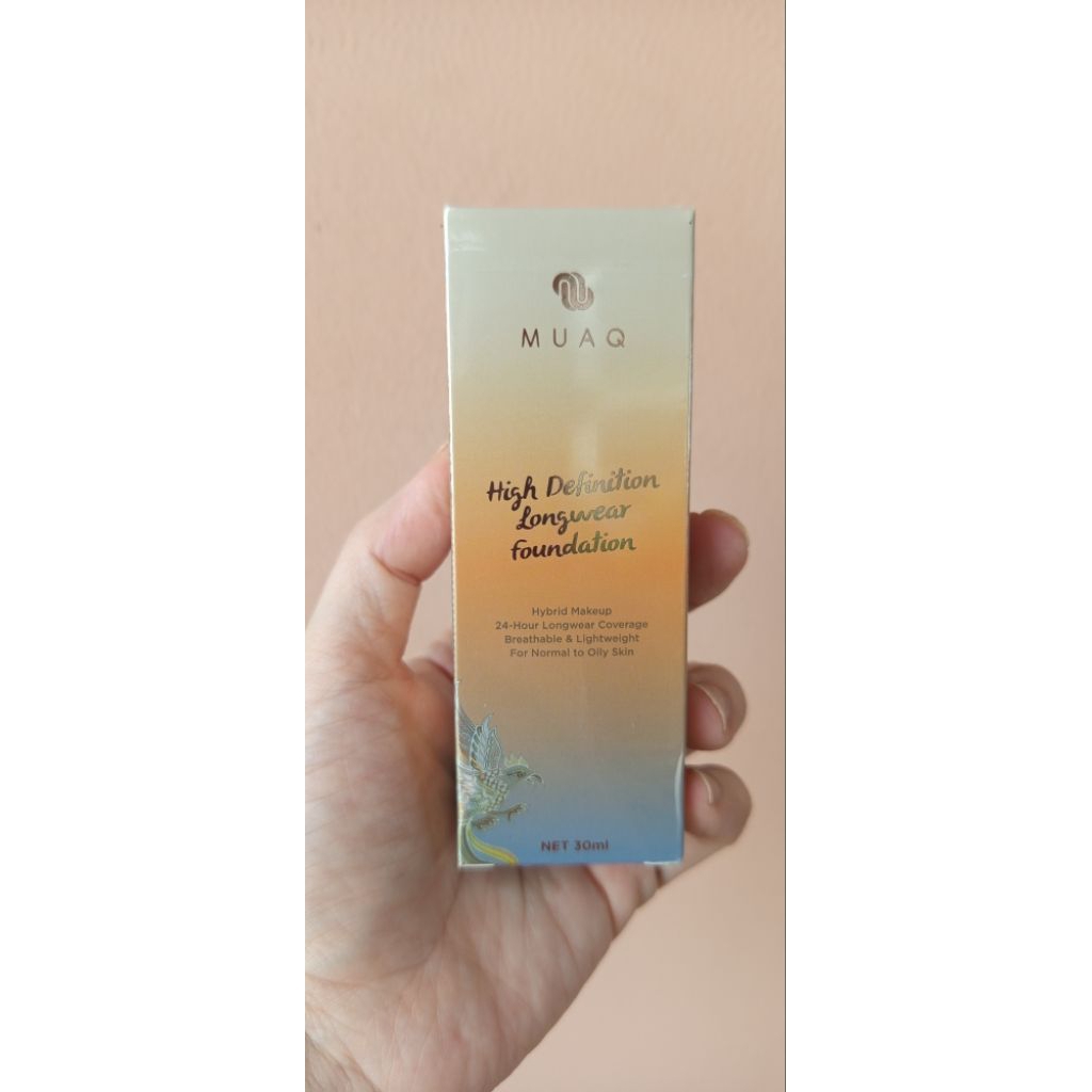 MUAQ High Definition Longwear Foundation shade Sumatera 30ml