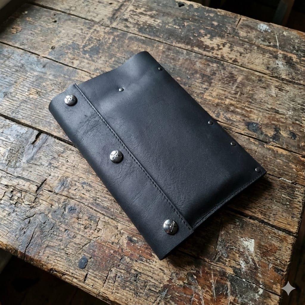 cover sketchbook,binder,buku vintage kulit sapi asli A5