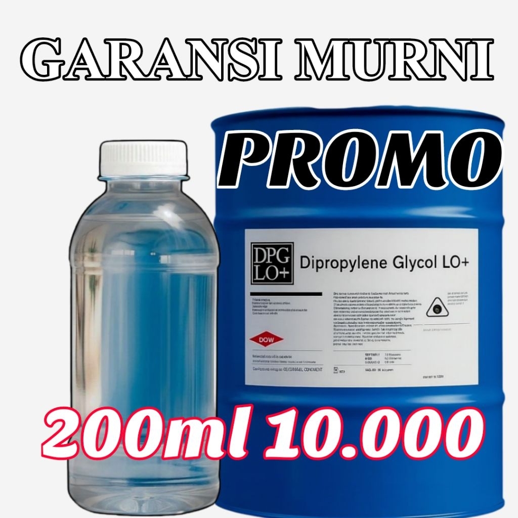 Dpg Solviol Dow Lo+Murni(PROMO 200ML 10K) HARGA PER ML Pelarut Parfum Tidak Merobah Aroma Tidak Mero
