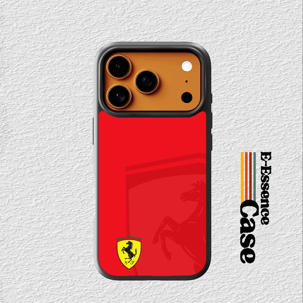 Case Casing Softcase iPhone 17 16 15 14 13 12 11 Pro Air Max Mini Plus X Xs Max XR Scuderia Ferrari