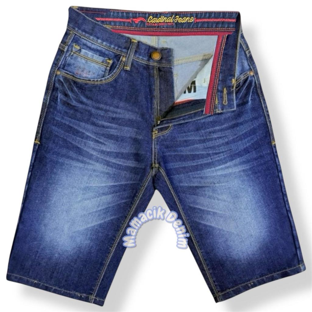 Celana Pendek CARDINAL Jeans Pria Premium Celana Import CARDINAL PENDEK PRIA MAMACIK JEANS DENIM