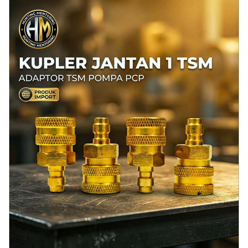 Kupler Jantan 1 TSM, Minikupler jantan, adaptor TSM pompa pcp, adaptor pompa pcp, adapter TSM Pompa 