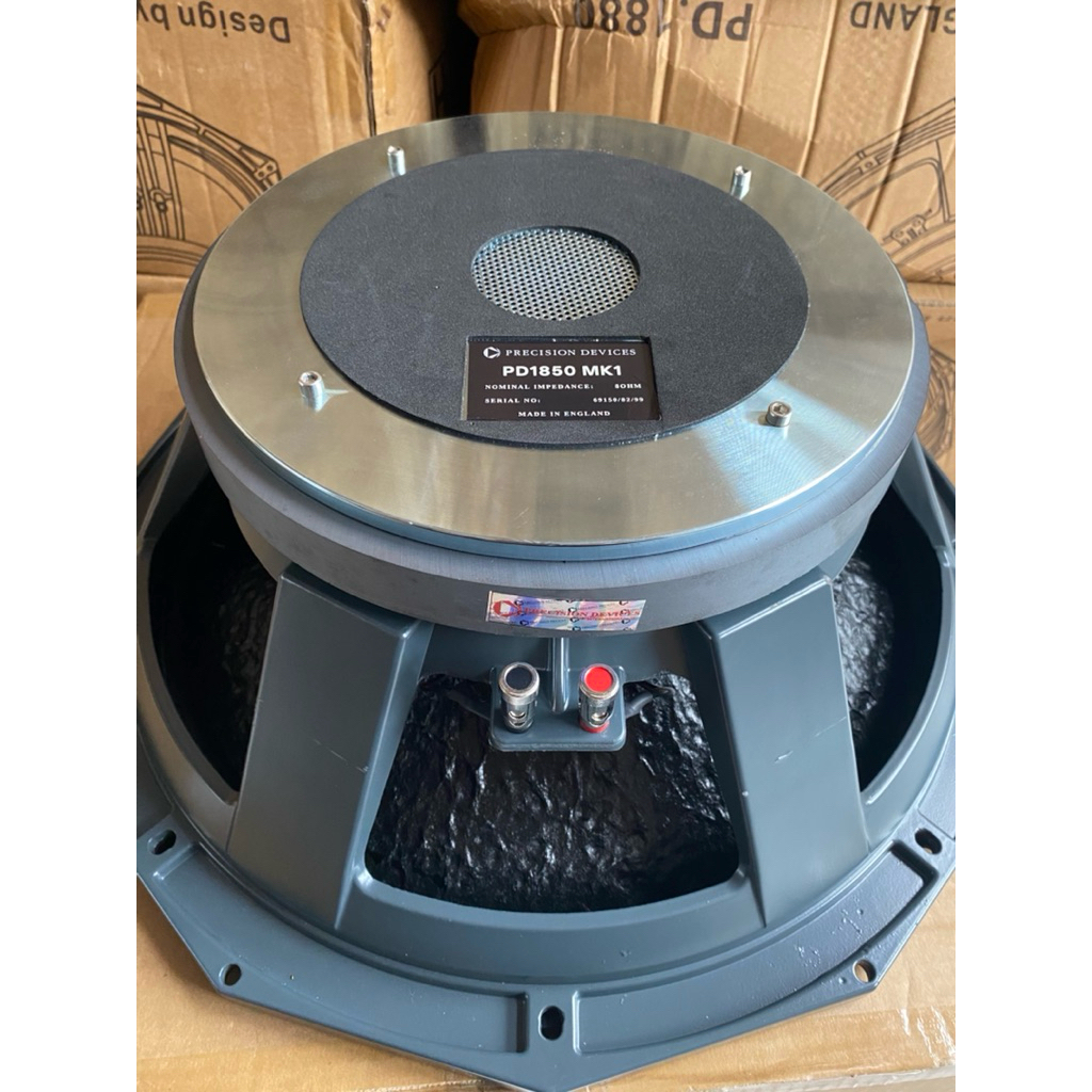 SPEAKER KOMPONEN 18 inch VC 5” / PD 1850 MK1 SUBWOOFER COATING KULIT JERUK