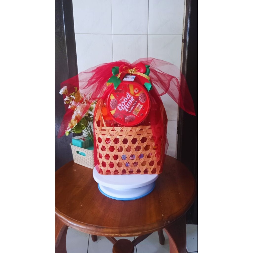 Parsel Lebaran - Parcel Idul Fitri - Parcel Tas Anyaman - Anyaman Murah - Hampers Lebaran - Parcel N