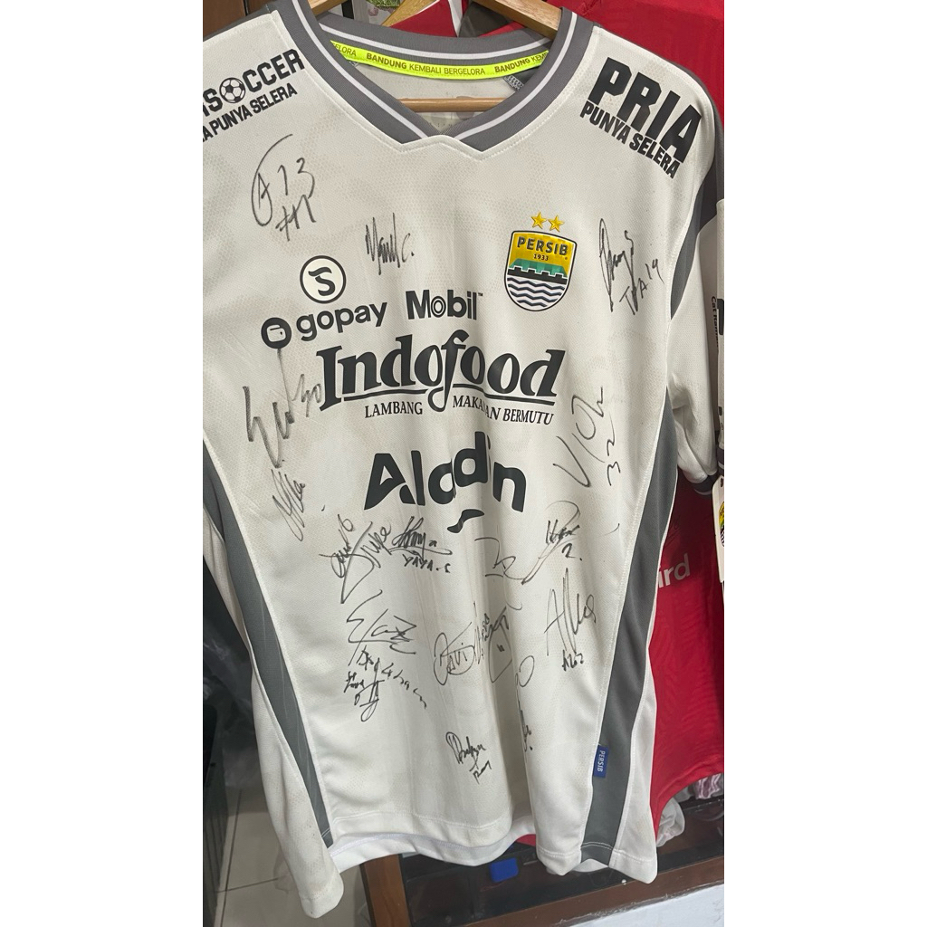 Jersey Persib signed