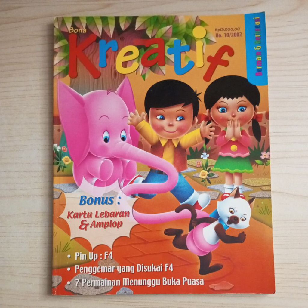 BUKU MAJALAH BONA KREATIF NO 10 2002