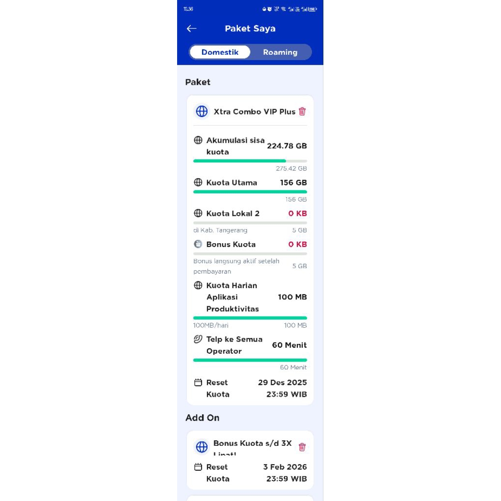 kartu xl vip diskon 70% triple  kuota