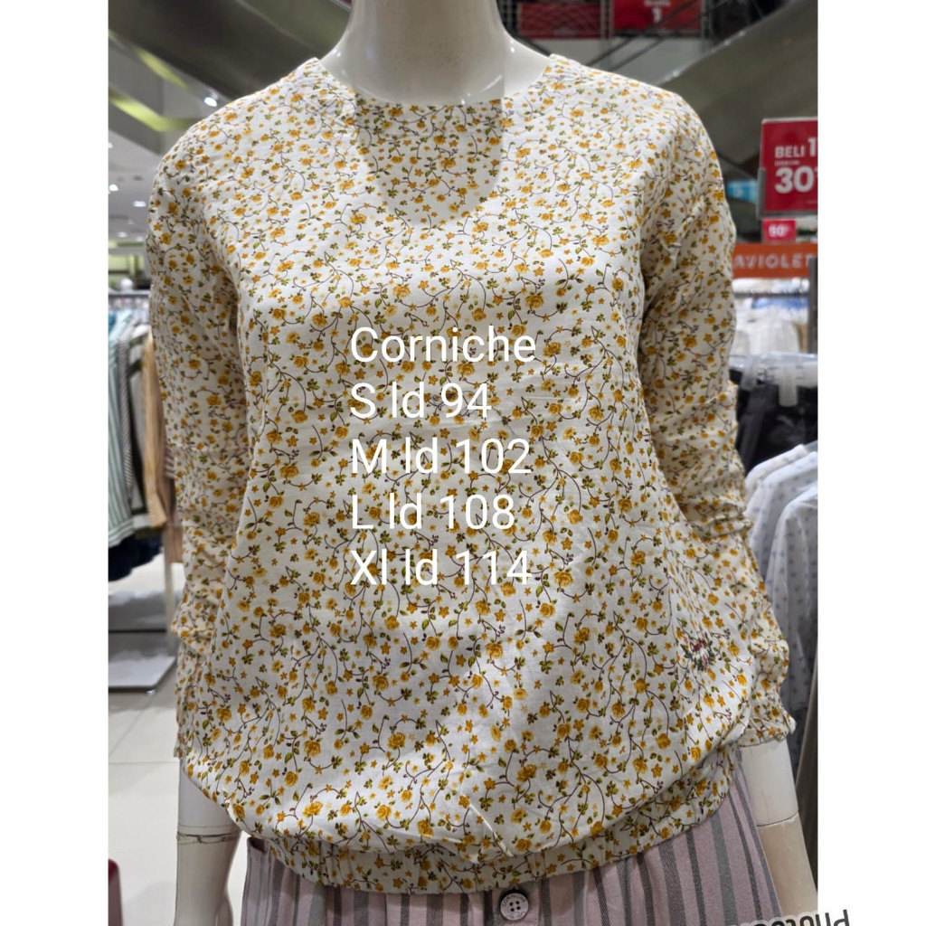 Baju blouse wanita dewasa Corniche (S-XL)