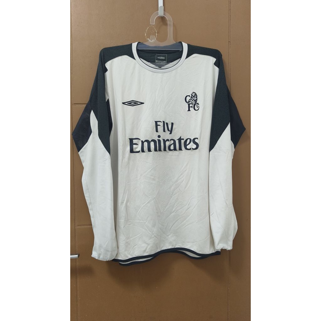Jersey Bola Chelsea GK 2004/2005 Cech Original L