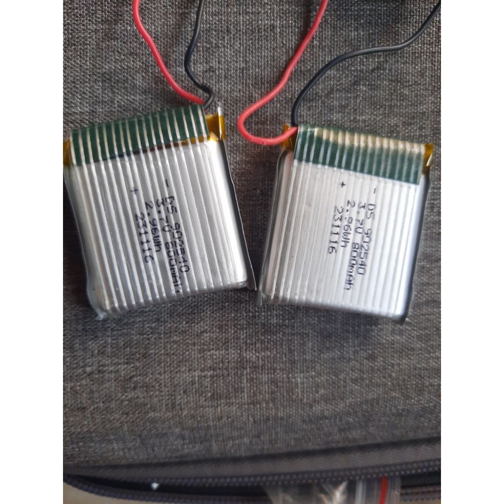 sjrc f22/f22s/f5s. baterai remot 2pcs. second.