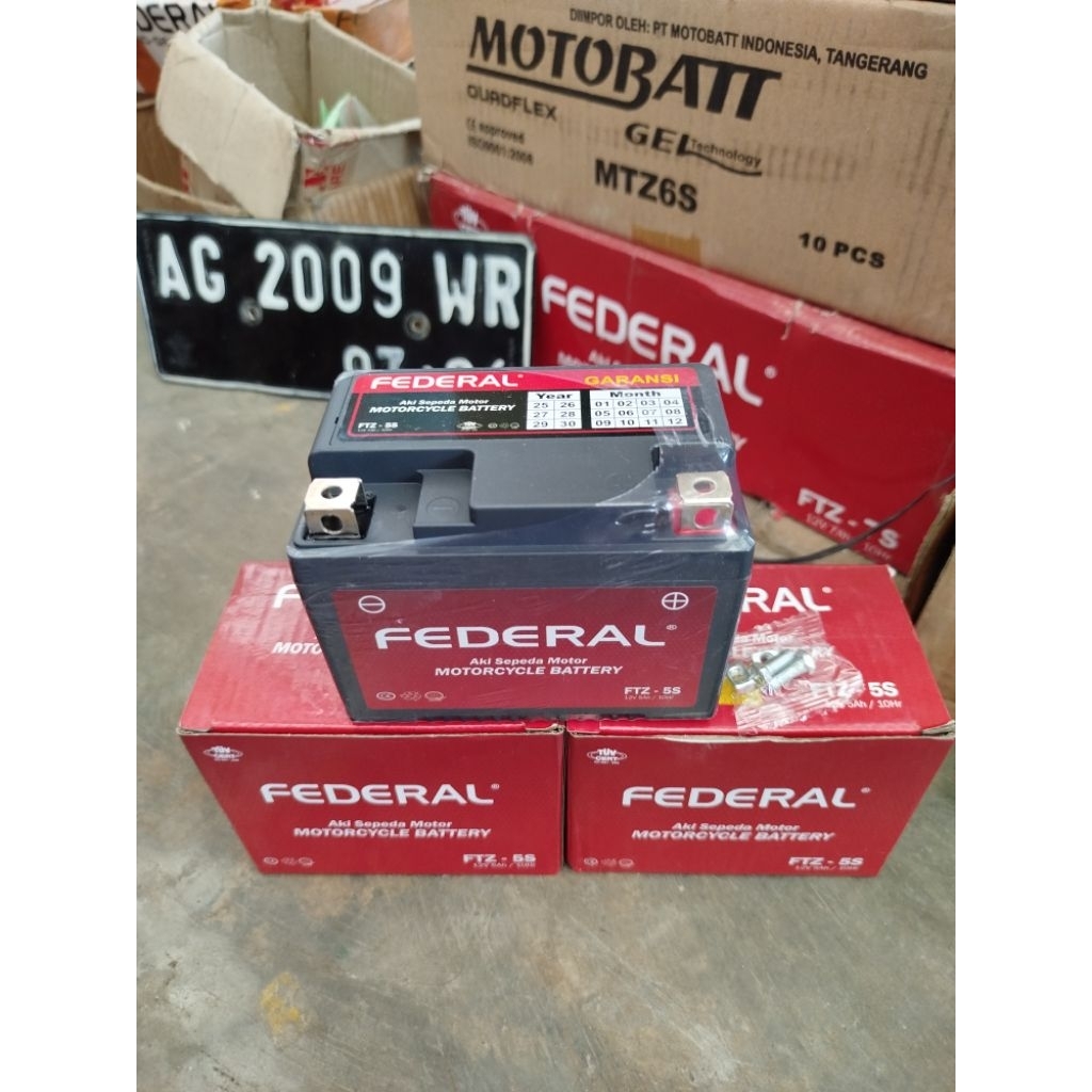 Aki/accu/federal/FTZ-5S/FTZ-7S