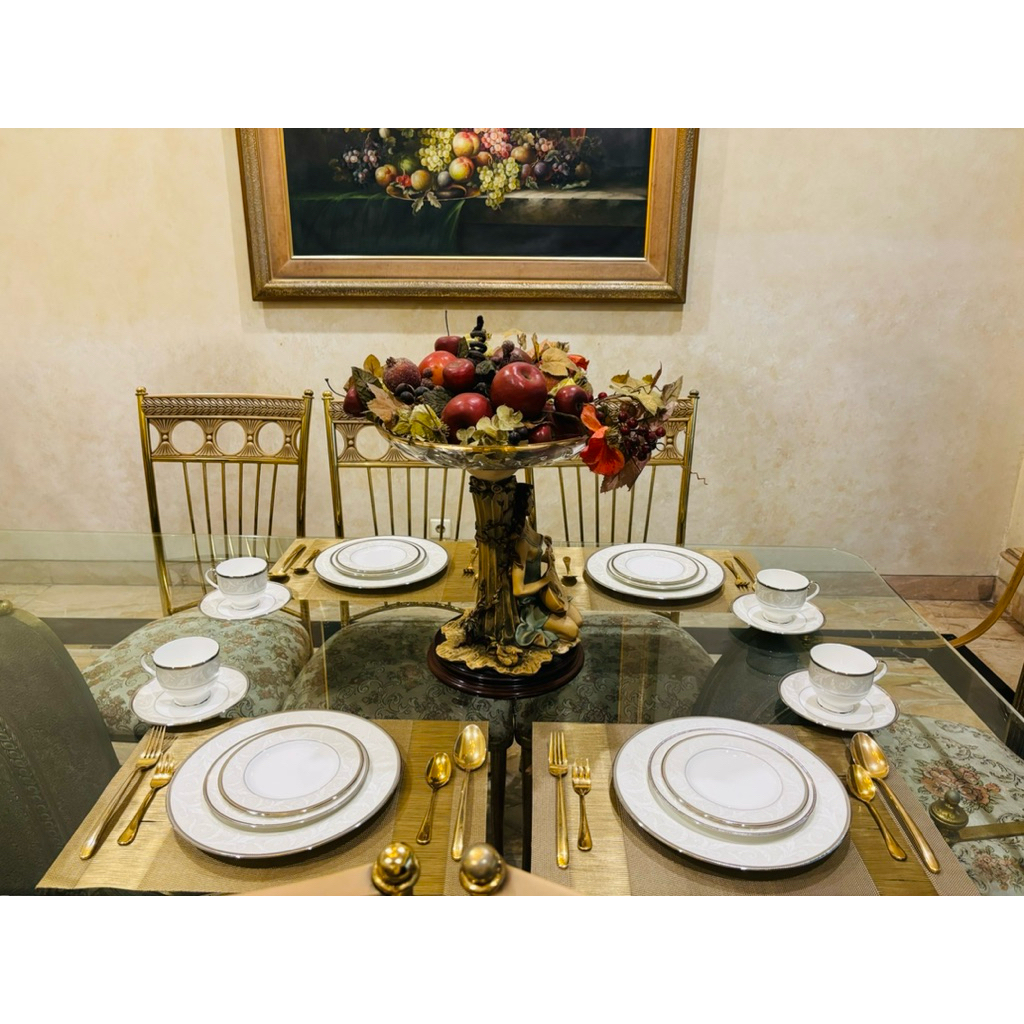 Dinner Set Narumi Nocturn 20 Pcs Mewah Cantik - Piring Makan Set