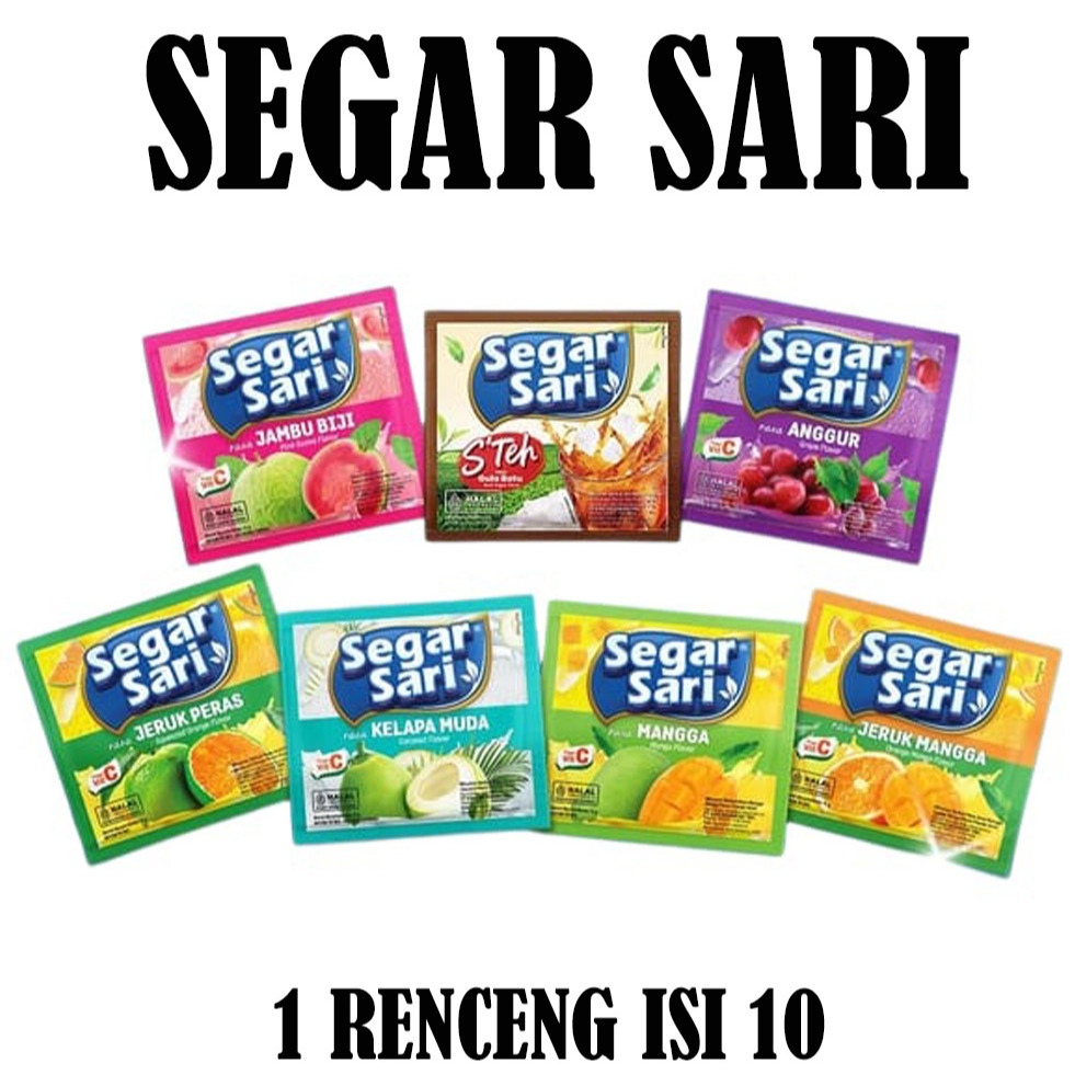 MINUMAN SEGAR SARI RENCENG ISI 10