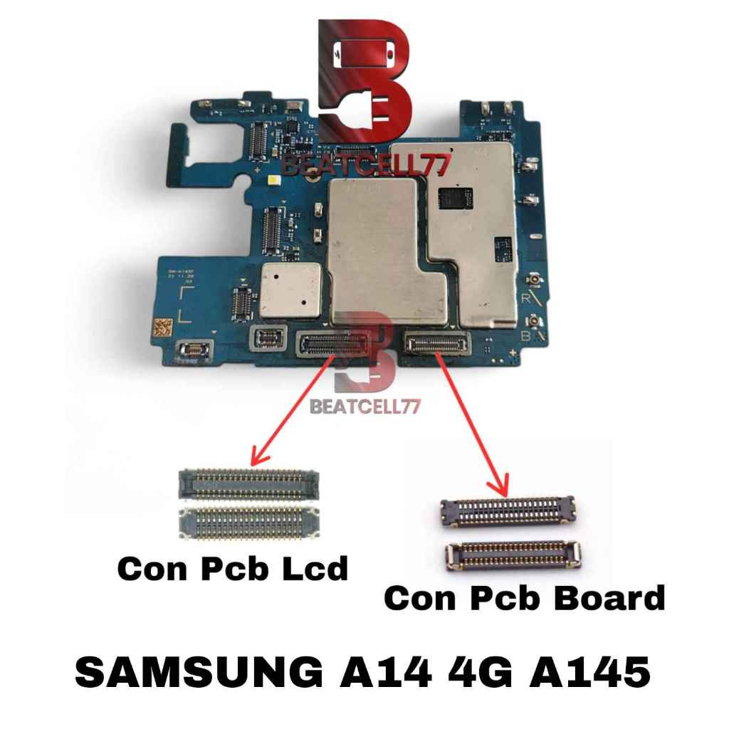 Konektor Lcd Samsung A14 4G / A145F / A145P Connector Soket Pcb Lcd FPC 40 Pin