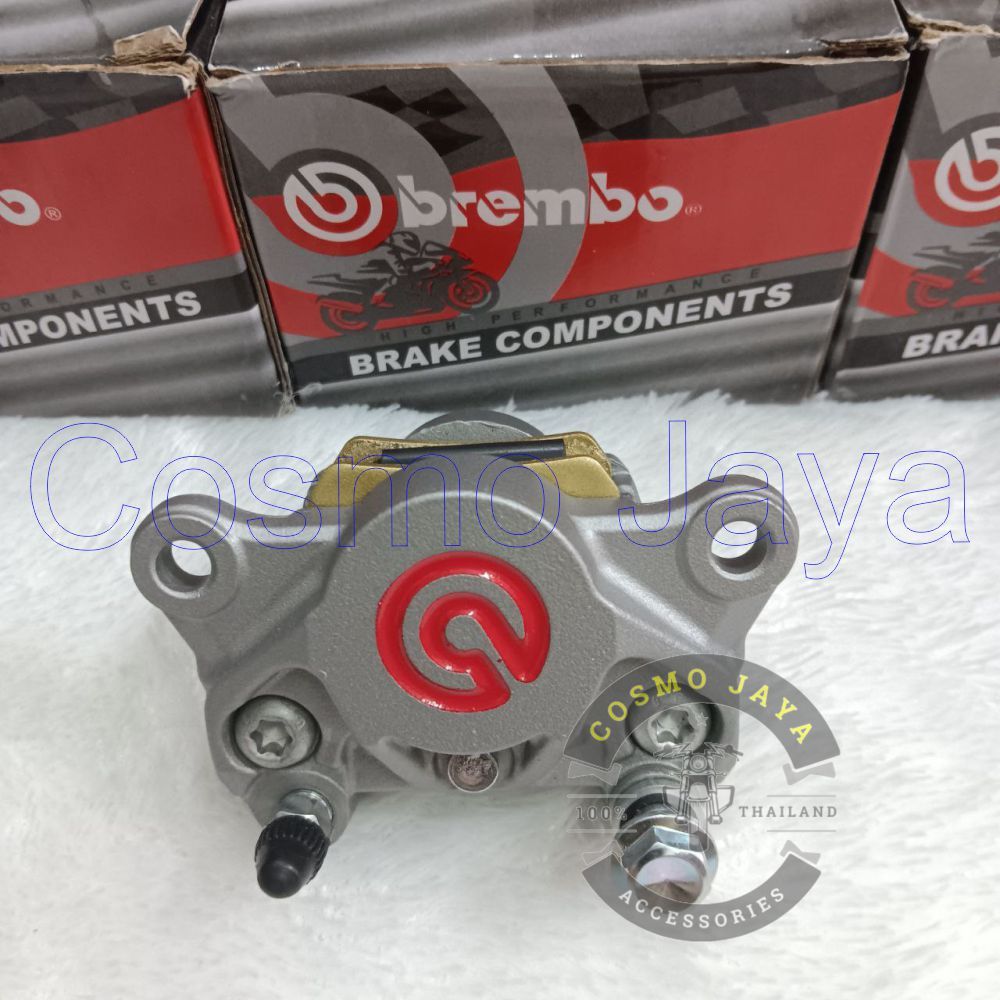 Kaliper Brembo 2p Universal Caliper 2piston  Logo Besar Kulit Jeruk Ori Thailand