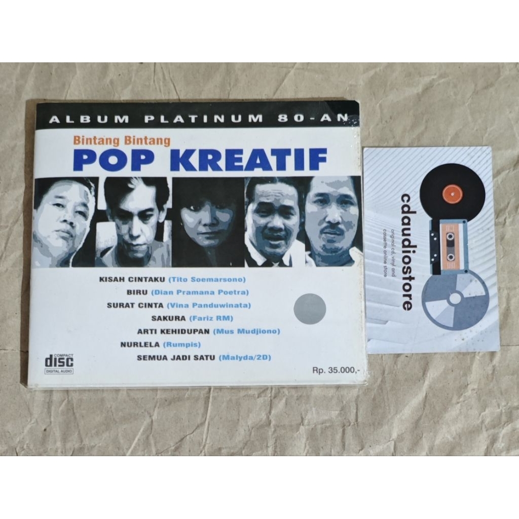 CD POP KREATIF - TITO SOEMARSONO FARIZ RM RUMPIS MALYDA/2D