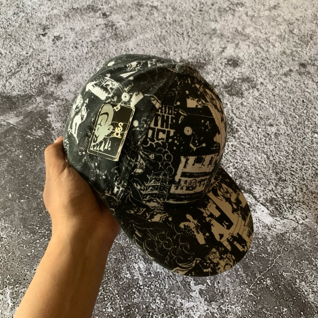 Joker Brand USA Fullprint Fitted Hat | Topi Hip Hop Pria