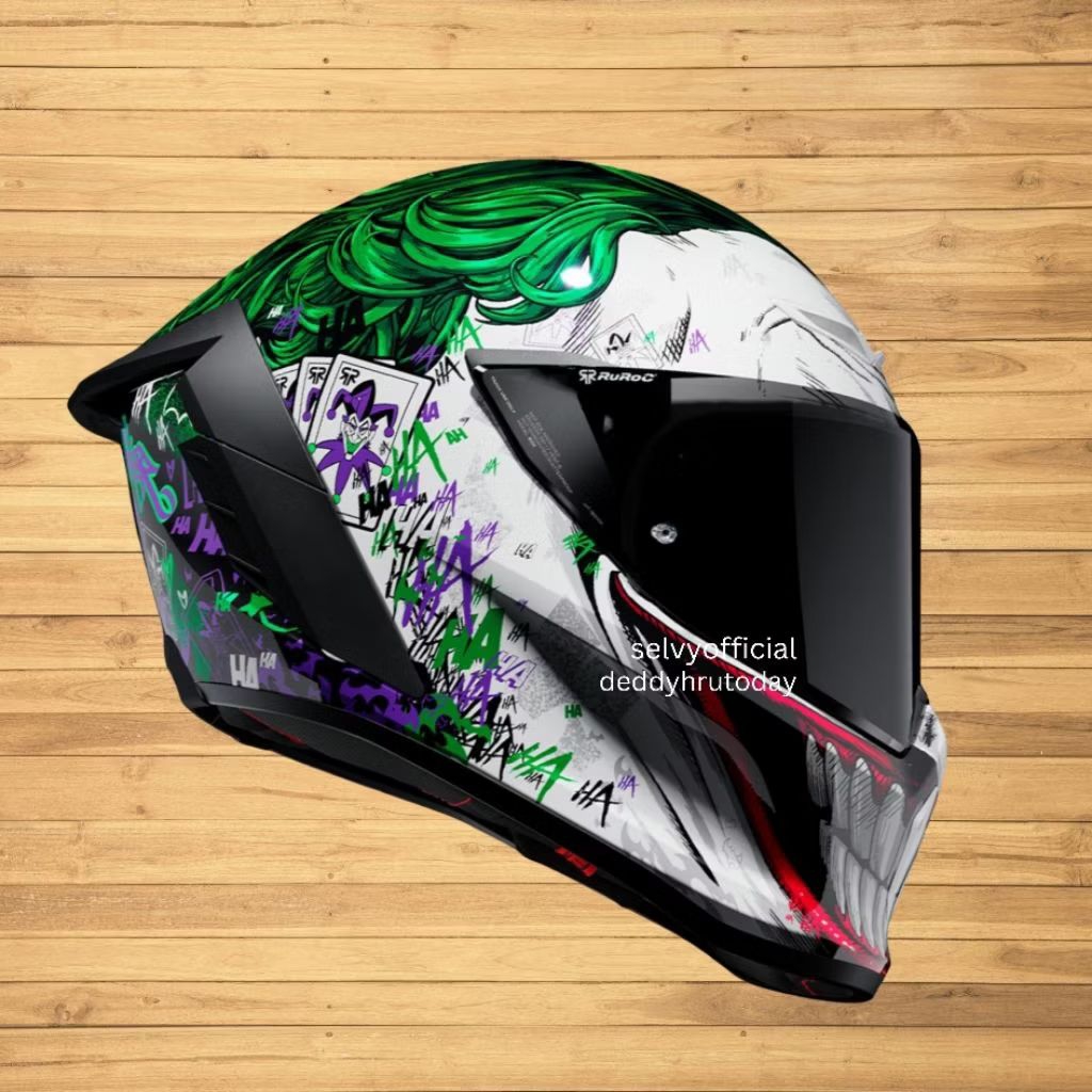 RUROC EOX THE JOKER AERO CARBON-QUAD COMPOSITE SHELL HELM MOTOR | BRAND RUROC ORIGINAL 100%