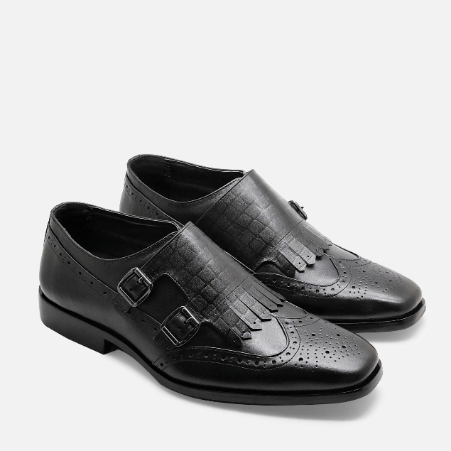 [ NEW ] Guin Casalini Sepatu Pantofel Pria Formal Kulit Asli G-DQ 288