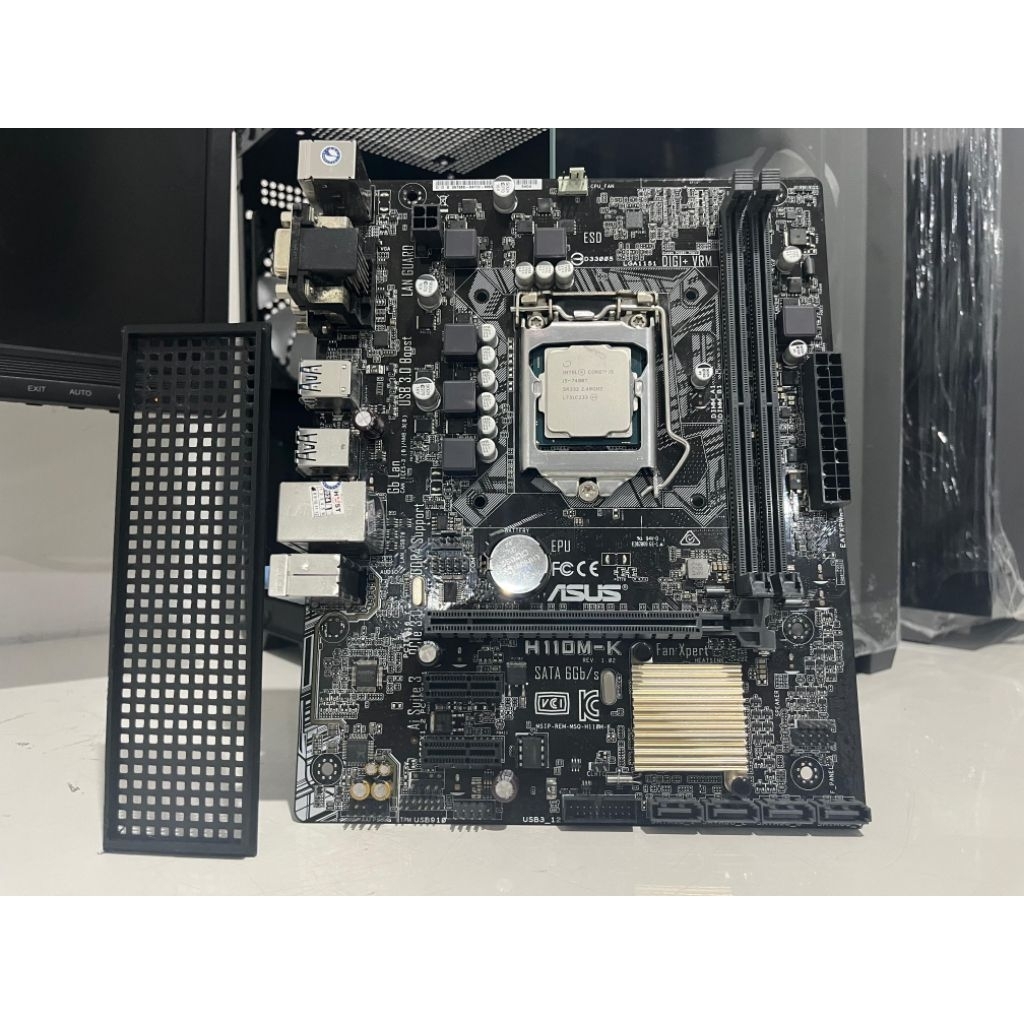 Paketan Processor Intel Core i5 7400T & Motherboard ASUS H110M-K | GIGABYTE H110M DS2