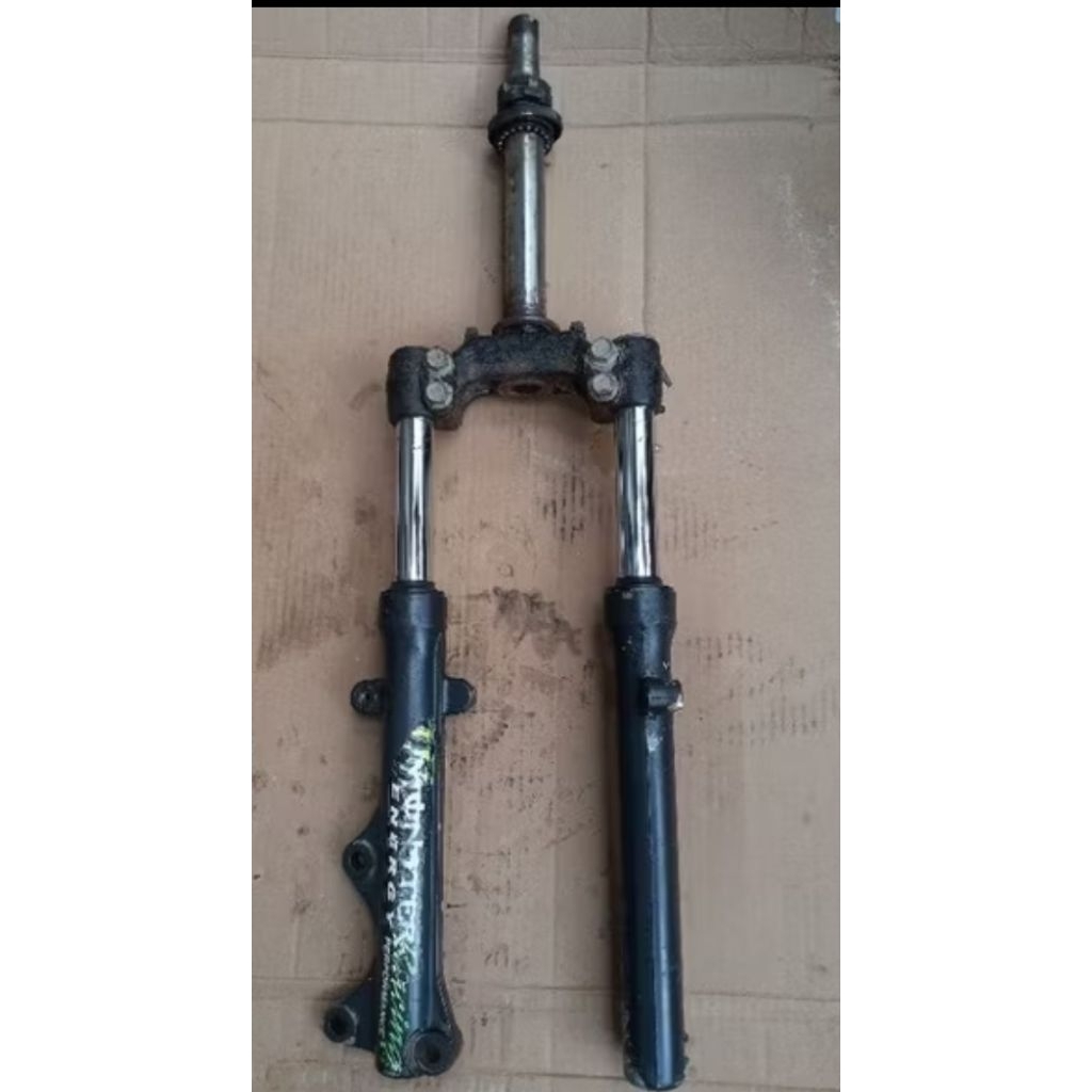 sok shock depan jupiter mx new 135 50c original ( lepasan motor )