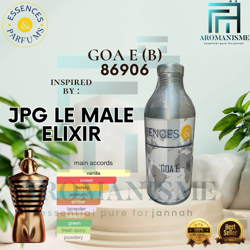 Bibit Parfum JPG Le Male Elixir By Essences Goa E Grade B Segel 500Gram