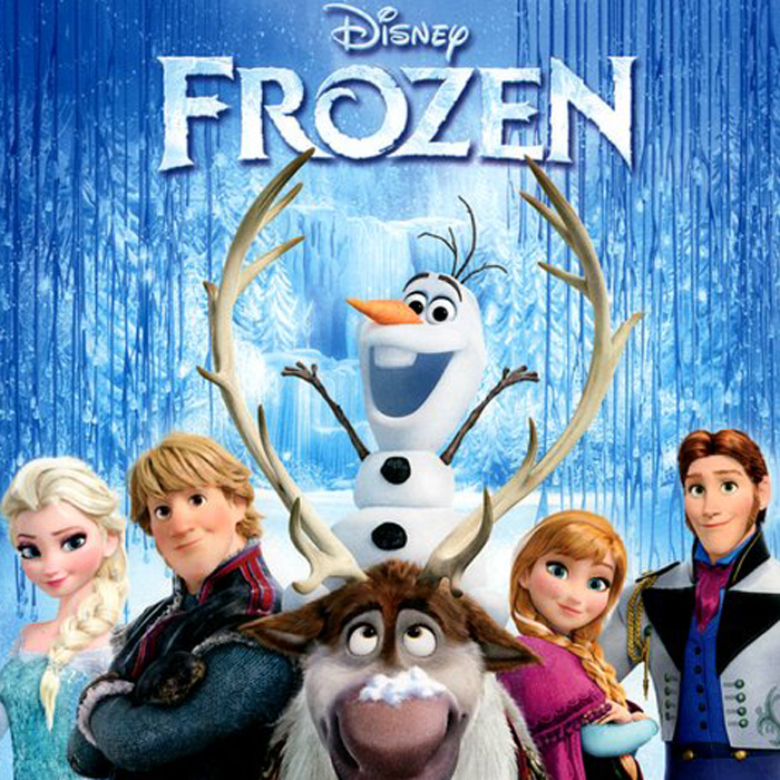 kaset DVD film anak animasi disney Frozen (2013)